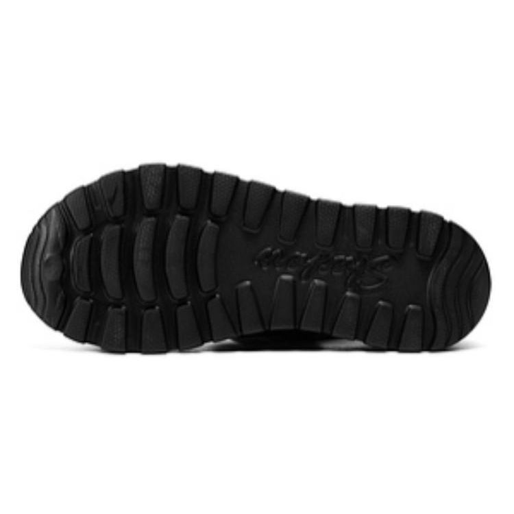 Skechers Удобные Повседневные Универсальные Шлепанцы Женские Сандалии Черные 111380-BBK