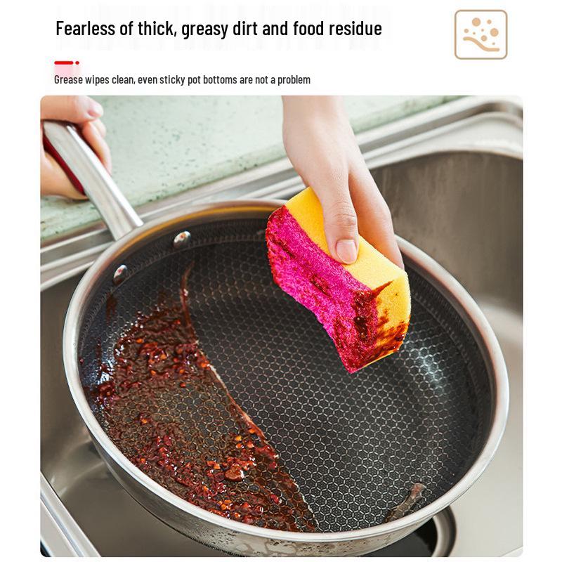 3M Scotch-Brite Высококачественная кухонная губка для чистки - Прочная, Сильное удаление пятен для посуды и кастрюль