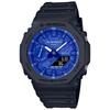 Синий циферблат ремешок для часов аналогово-цифровые мужские -GA-2100BP-1ADR, Синий,