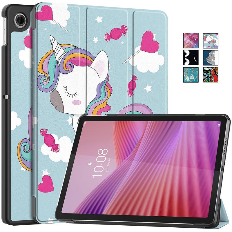 Coque for Lenovo Tab Tb311fu Tb311xu Case 10.1" Cute Painted Fold Smart Leather Cover for Funda Lenovo Tab 10.1 2025 Case Kids