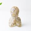 Скульптура из смолы и кристалла с зеленым растением для декора дома и офиса, идея для подарка