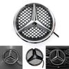 2025 Hot Car Sticker Car Front Grill Emblem Star Badge 3D Mirror OE Style Flat Surface For Mercedes Benz W245 W204 X204 B180 B20
