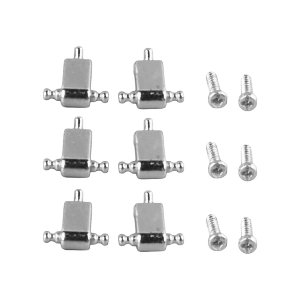 6PCS Metal Electric Guitar String Retainer Guitar String Retainer Set Guitar Part Upgrade