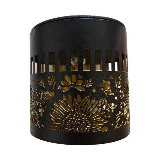 Декоративные солнечные фонари Железные уличные настенные светильники для ступеней Устойчивые к ржавчине Водонепроницаемые фонари для забора для садового столба Патио Задний двор