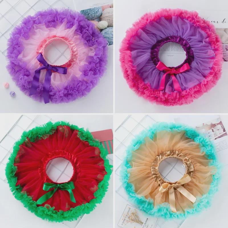 European and American Style Princess Tutu Skirt - Candy Color Mesh for Kids