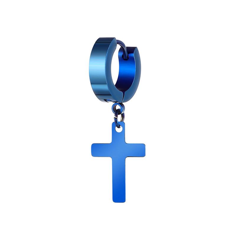 1 шт., унисекс, нержавеющая сталь, панк, мужские, черные, клипсы, геометрические, треугольные, звездные, подвесные, серьги, женские, готические, ювелирные изделия