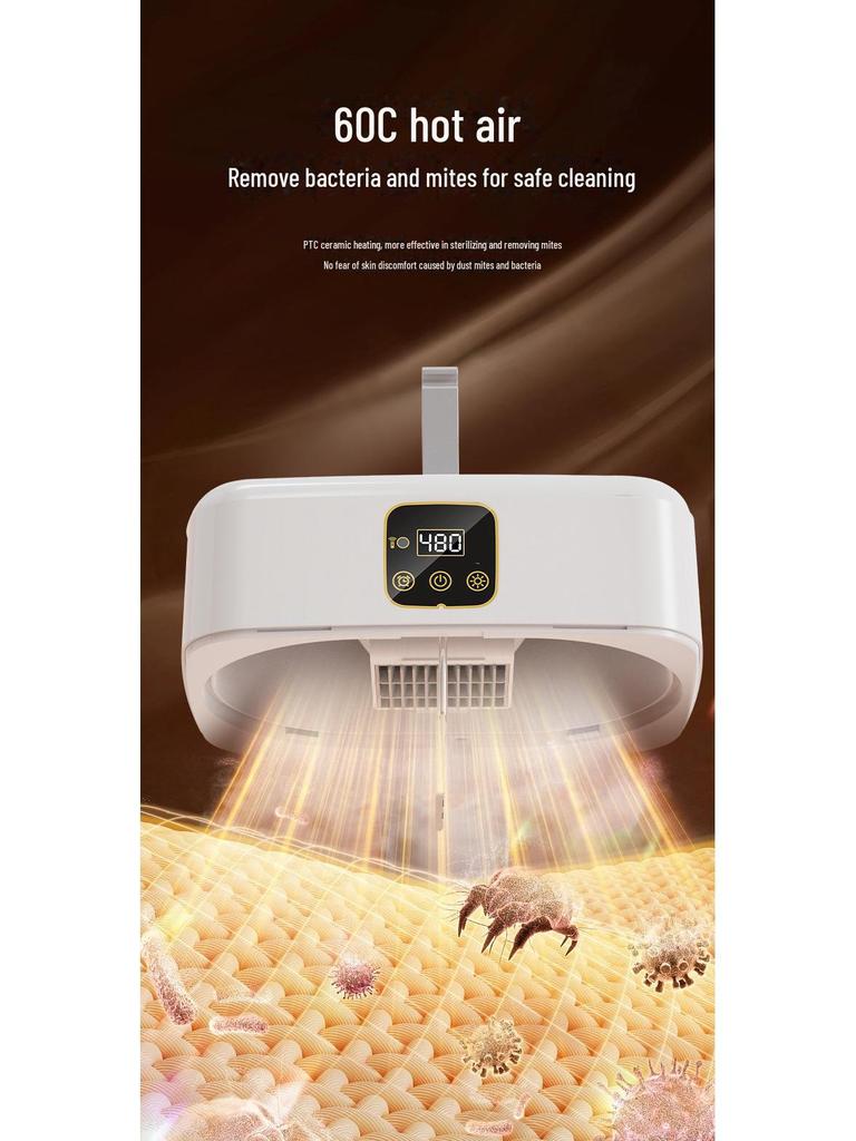 Компактная подвесная сушилка для белья Quick-Dry для небольших помещений с функцией удаления клещей и дезинфекции