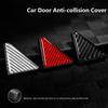 2 шт. Защитный чехол от царапин из углеродного волокна для двери, бампера, двери автомобиля, угловой чехол для автомобиля