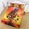 Children'S Quilt 3D Fireman Fire Truck Print Bedding 3Pcs Fashion Duvet Cover Set For Bedroom, Guest Room Soft Comfortable