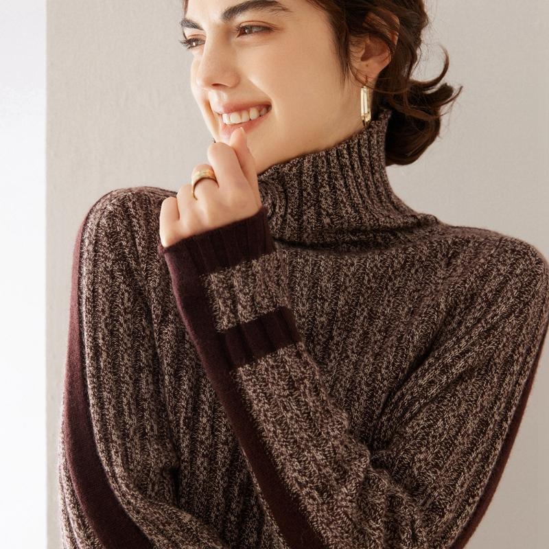 Женский кашемировый свитер Qinghe cashmere 100% кашемир женский осенне-зимний кашемировый пуловер мягкий и теплый