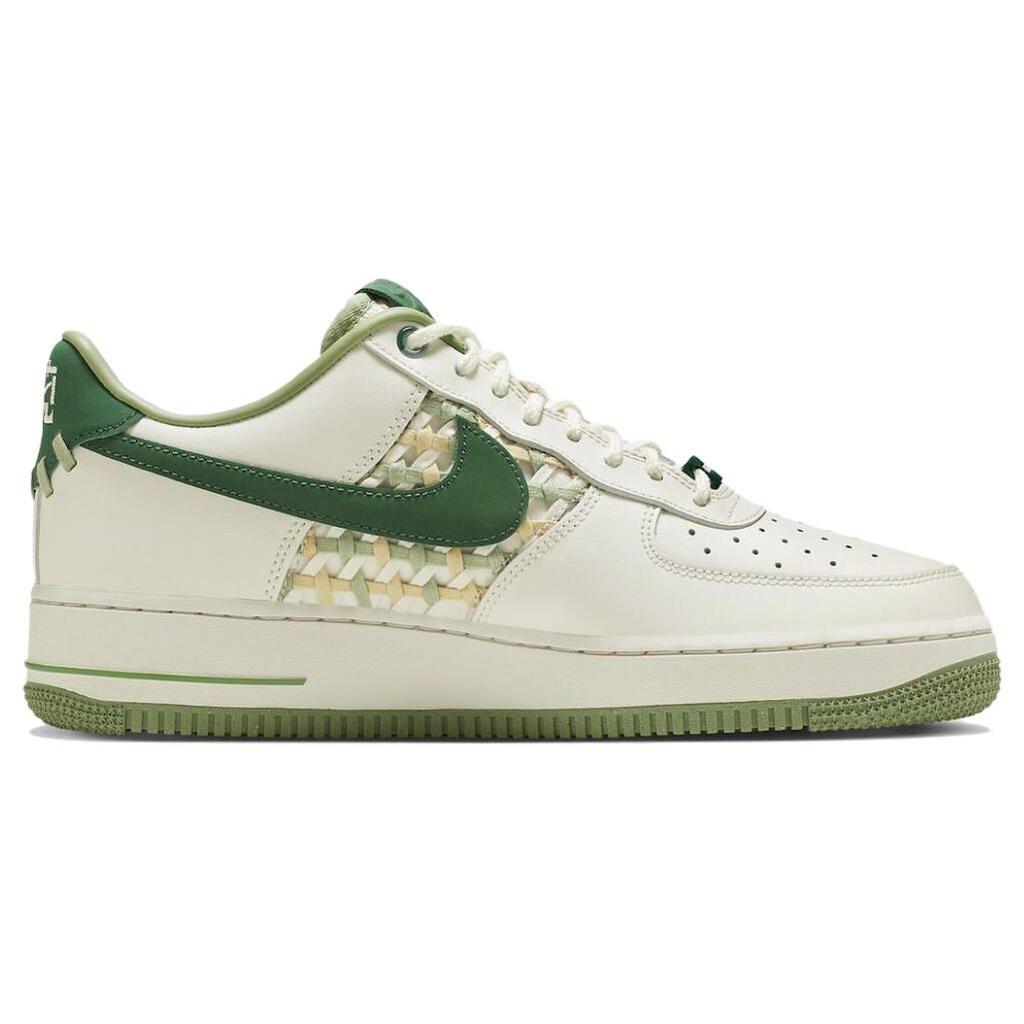 Nike Air Force 1 Low 07 Premium NAI-KE Кроссовки унисекс Кремовый Парус Gorge-Green FN0369-100