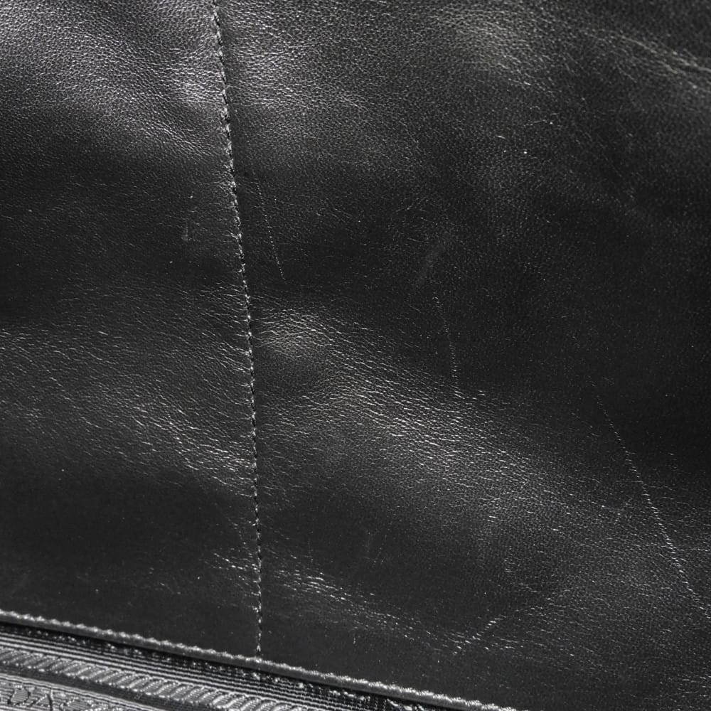Used 11569 Re-Edition 1978 Large Handle Bag 1BB114 R064 F0002 7922 Current Re-Nylon 2-Way Triangle Logo Black Unisex