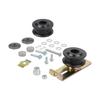High Wear Resistance Lawn Mower Pulley Idler Belt Upgrade Set Constructed from Polyurethane for Extended Life 126-0316