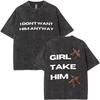 Tate Mcrae Vintage Washed T-shirts So Close To What Tshirt Men's Women Fashion Oversized Short Sleeve T Shirts Unisex Streetwear