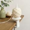 Portable Yarn Stand Clip on Desk Holder, Adjustable Table Clamp Crochet Accessory Tool Stand, Anti-winding Desktop Dispenser for Knitting Crocheting