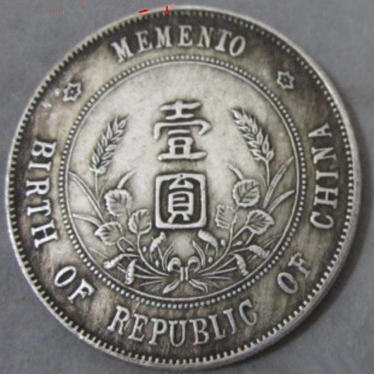 Памятная монета «Маленькая голова», Океан, Дракон Океана, Старая серебряная монета, Древняя монета, Коллекция, Антикварный серебряный доллар