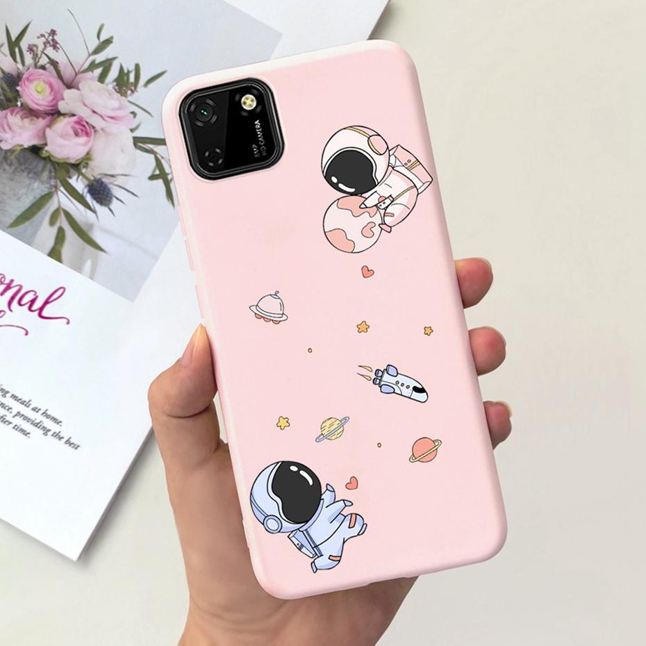 Case For Huawei Y5p Cute Animal Cartoon Candy Color Soft Silicone TPU Phone Bumper For Huawei Y5P 2020 Y 5P DRA-LX9 Back Cover