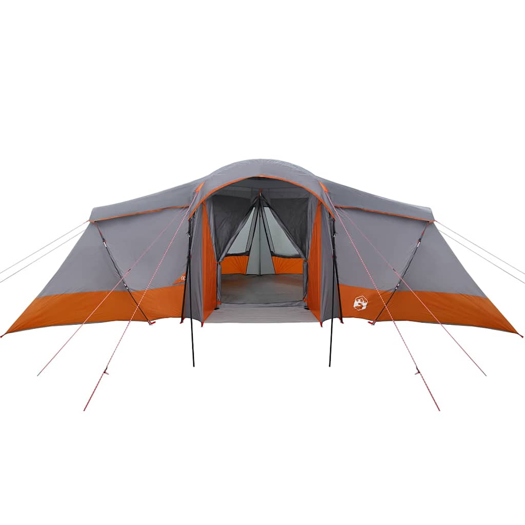 Family Tent with Grey and Orange Roof 721 x 335 x 212 cm