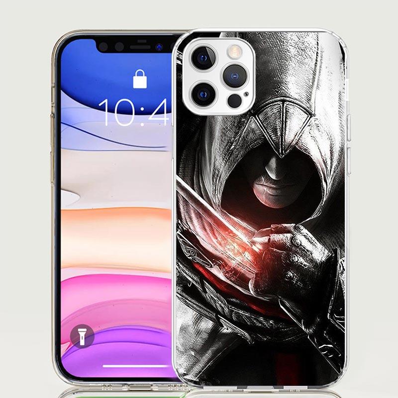 Чехол для телефона Assassin's Creed для Apple iPhone 17 Air 16 15 Plus 14 + 13 Mini 12 11 Pro Max 7 8 SE 16Max Мягкая накладка Co