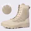 Men Breathable Mesh Tactical Boots Men Boots Outdoor Lightweight Hiking Shoes New Desert Combat Boots Work Men Shoes