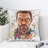Подушки House MD Квадратные Наволочки Полиэстер Гостиная Хью Лори Чехол для Подушки Крутая Декоративная Наволочка 40*40