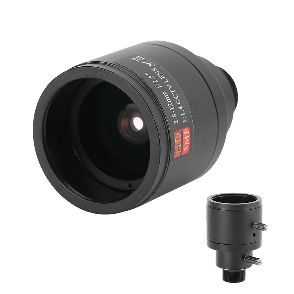 Professional Camera Board Lens 3MP Manual Zoom M12 Mount Security Surveillance