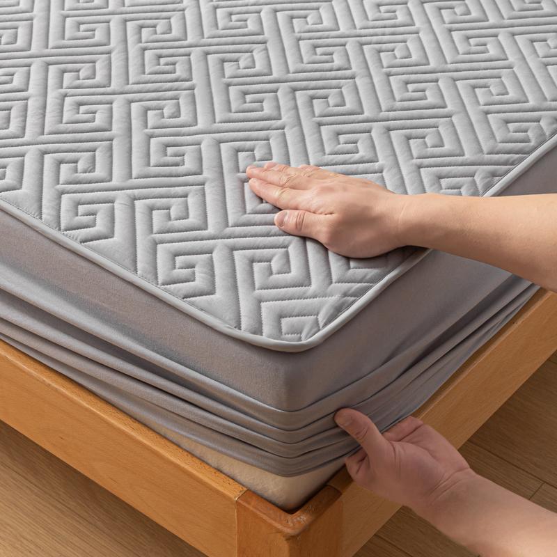 Водонепроницаемый утолщенный чехол для матраса, защитный чехол, моющийся жаккардовый простыня на резинке, латексный коврик, покрывало для кровати 120x200 120/150/180/200x200 см