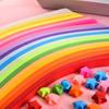 Pattern Gift DIY Colorful Lucky Star Sided Star Origami Paper Strip Origami Paper Art  Crafts