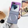 Магнитный пластиковый чехол для защиты шарнира для телефона Samsung Galaxy Z Flip 6 5 4 3 Flip6 Flip5 Flip4 Flip3 5G Противоударный чехол