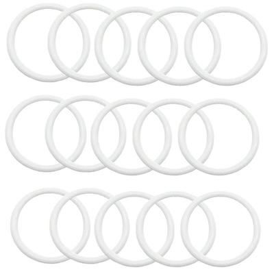 30 шт. Пластиковые Белые Кольца 60 мм Кольца для Макраме для Материалов для Ловцов Снов