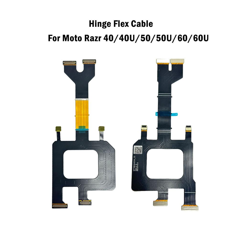 Spin Axis Flex Hinge Cable For Motorola Moto Razr 60 40 50 Ultra 40U 60U Main Board LCD Connector Rotary Shaft Flex Replacement