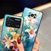 Простой чехол-футляр с цветком для телефона Xiaomi Poco F8 X3 X4 X5 X7 Pro C50 C61 C71 C75 M3 M4 M7 F3 M5 F1