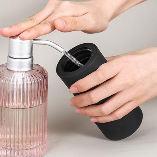 Yousheng 240 мл силиконовый дозатор для мыла жидкое мыло лосьоны эфирные масла многоразовый герметичный флакон домашний контейнер для мыла