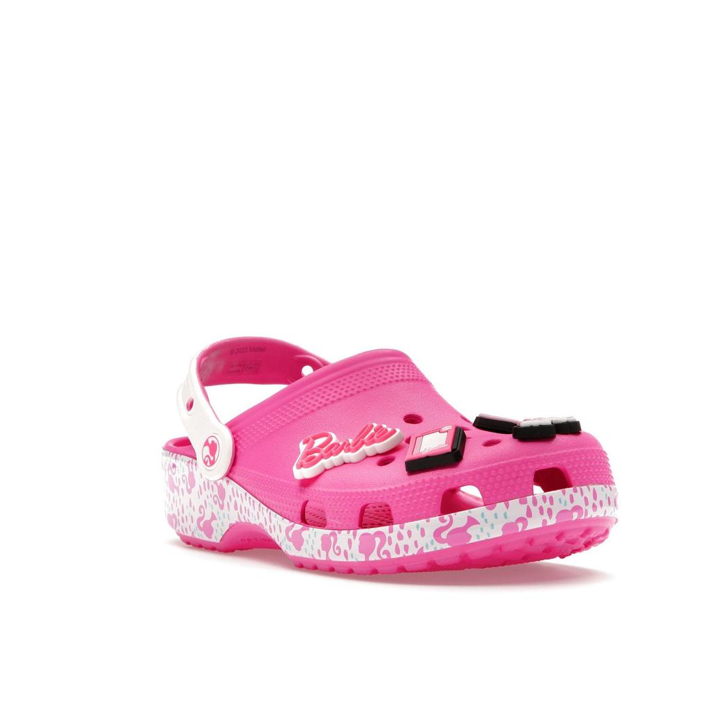 Crocs Классические кроксы унисекс Barbie Электрический розовый 208817-6QQ