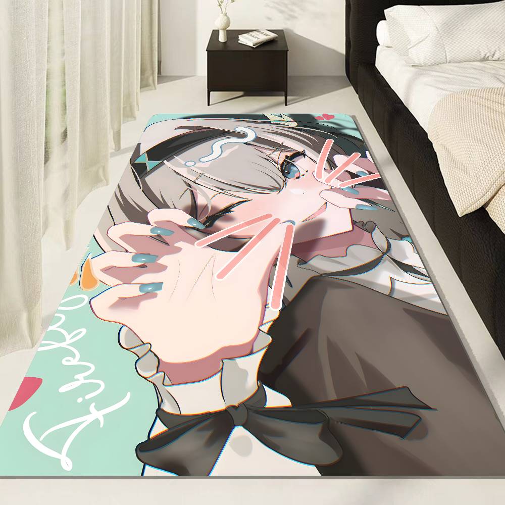 H-Honkai-Star-Rail Space Game Bathroom Mat Kids Room Bedroom Decoration Balcony Anti-Slip Doormat Living Room Welcome Rug