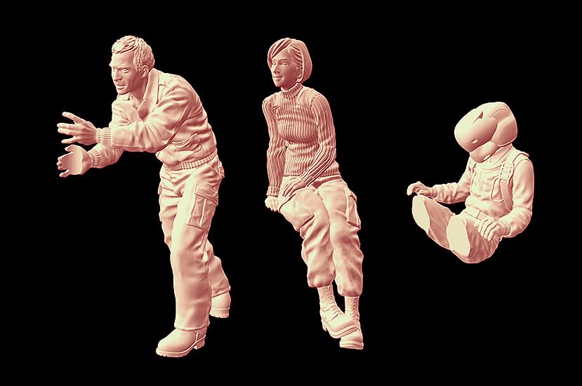 Бронированный истребитель PLAMAX Maschinen Krieger Falke, масштабная собранная пластиковая модель 1/35, антигравитационный Pkf.85 1/35