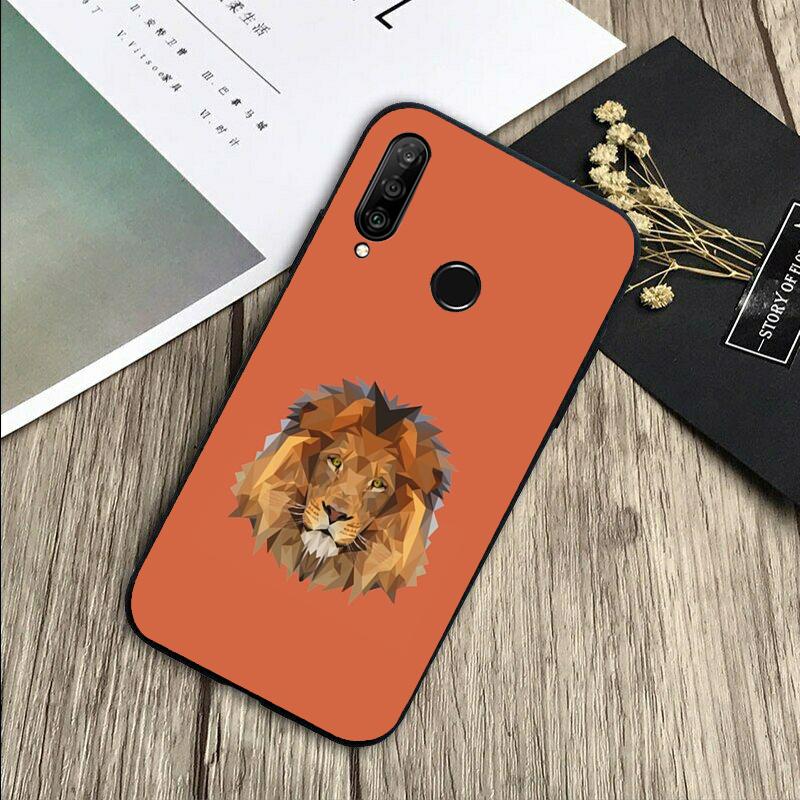 Lion Animal For Huawei Nova 8i 11i 12i 12s 9 10 SE Y60 Y70 Y90 Y72 Y73 Y61 Y91 P60 Pro P30 P40 Lite Case