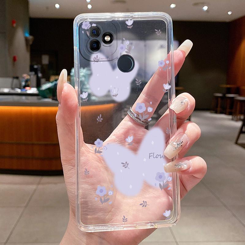 Для ITEL Vision1 Plus P36 Pro Чехол Прозрачный Роскошный Модный Бабочки Цветы Мягкий ТПУ Чехол Для ITEL Vision 1 Plus itelP36 Корпус