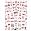 Exquisite Valentine Nail Sticker Paste Easily Long Lasting DIY