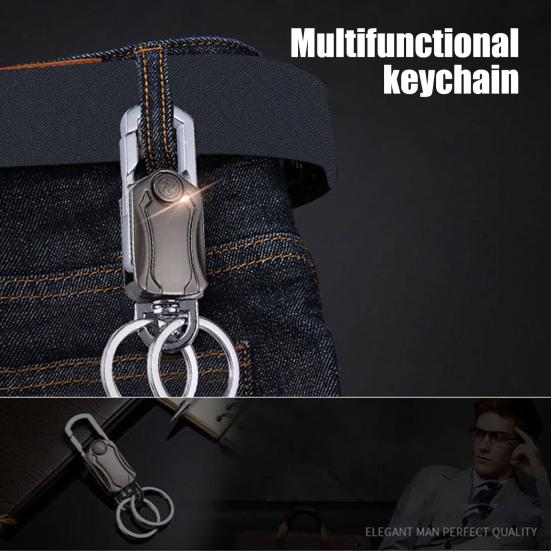 Key Organizer Heavy Duty Multifunctional Keychain Carabiner Clip Bottle Opener Portable Lightweight Fidget Spinner