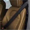 BESULEN Extra Long Car Seat Belt Cover, 2PCS Soft Vehicle Seatbelt Shoulder Strap Cushion Pad, Comfortable Auto Interior Neck Harness Protector