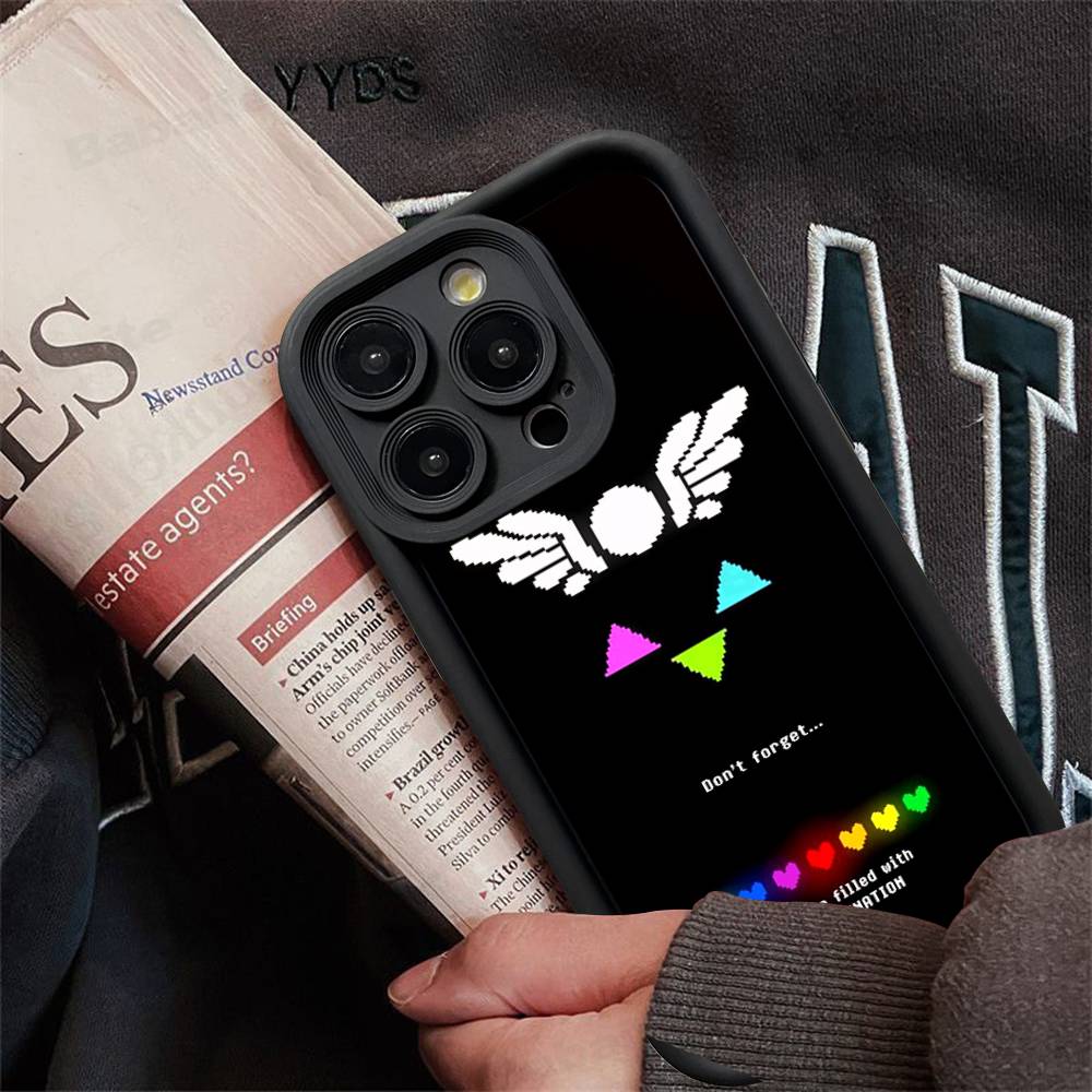 Чехол для телефона D-Deltarune Ralsei для iPhone 16 15 14 Plus 13 12 11 17 Pro Max Pro Мягкий чехол