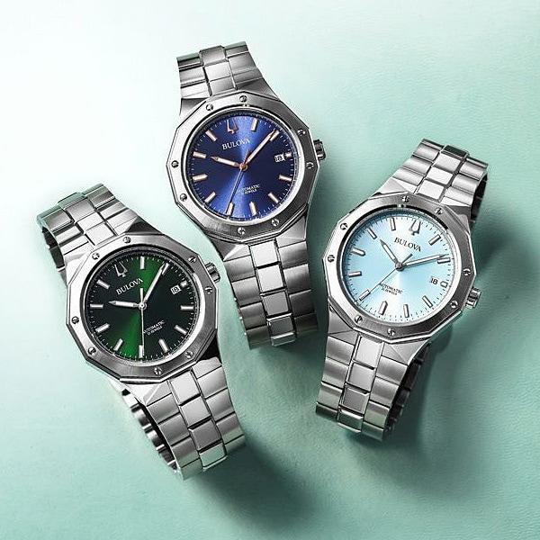 Мужские механические часы Bulova Classic Automatic на металлическом браслете 96B463