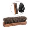 Wooden Handle Horsehair Shoe Brush Soft Polishing Tool Bootpolish Shoes Cleaner