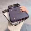 Концептуальный чехол для телефона iPhone 15 с большим окном для iPhone 12 13 14 Pro Max 14Plus, прозрачный чехол из ТПУ с покрытием из ТПУ, стекло с большим окном