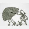 Good-looking Hat Handmade Pom Pom Beanie Hat with Tassels Thick Warm Head Wrap for Women Winter