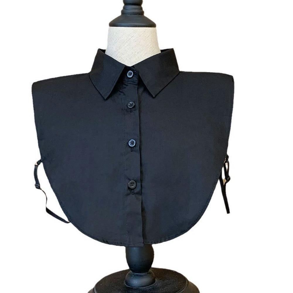 Black Fake Collar White Adjustable Neckline Elegant False Blouse Collar Clothes Decoration
