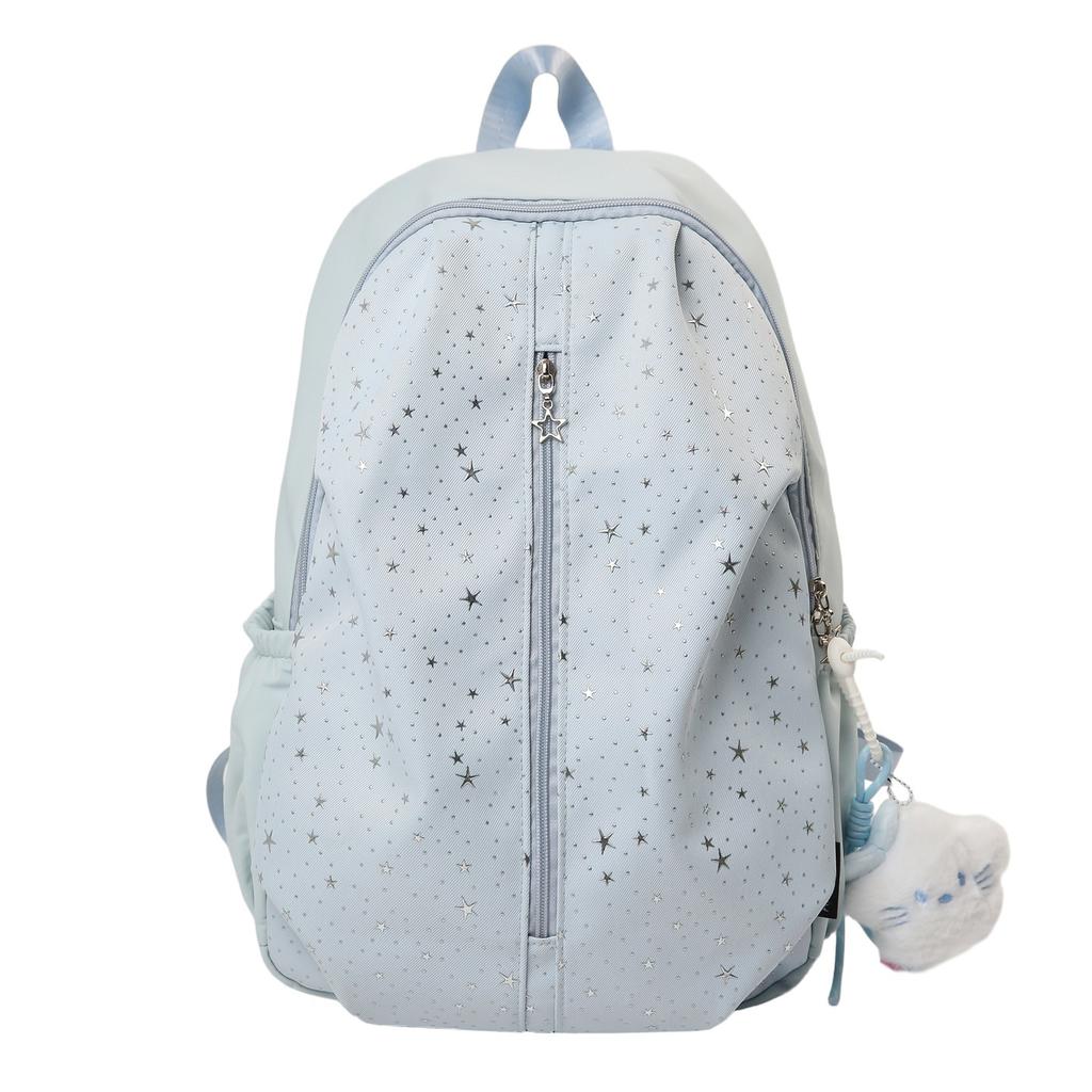 Schoolbag New Cute College Style School Bag Niche Design Simple and Lightweight Junior High School Student Girl Versatile Large Capacity Backpack
