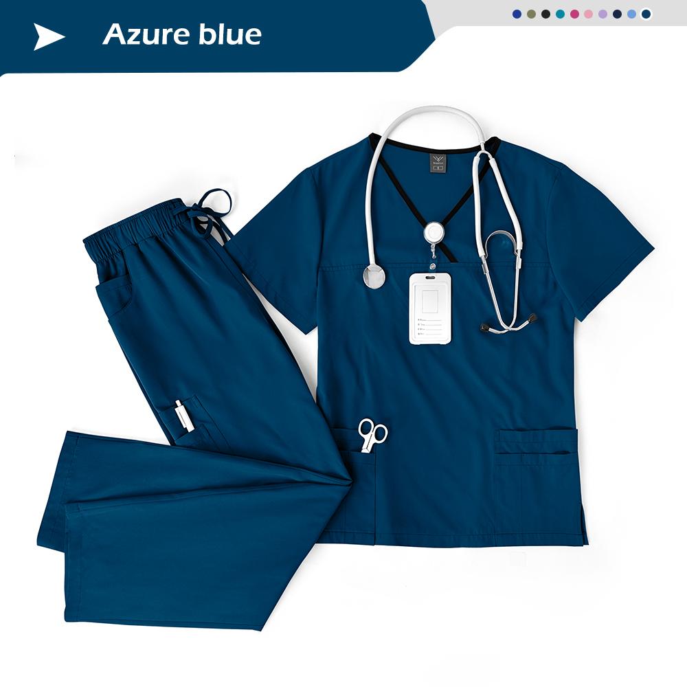 Эластичные Дышащие Товары для Кормления Хирургические Uniforms Женские Больничные Клинические Uniforms Многоцветные Короткий Рукав Одежда для Салона Красоты