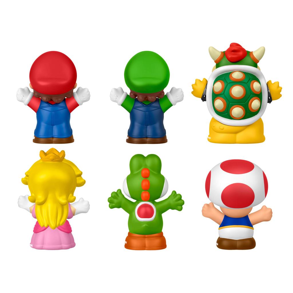 Набор фигурок Fisher-Price My Mario Little People (6 фигур) - Возраст 1,5+ - Разноцветный JHG63